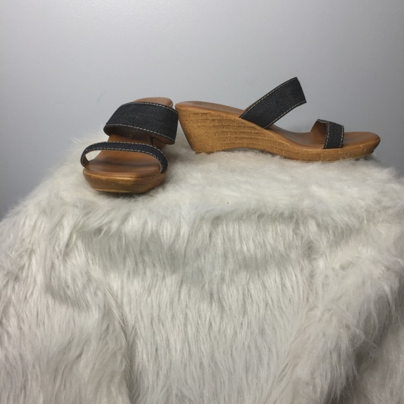 Italian Shoemakers Shoes - Italian Shoemakers Women's Denim Sandals